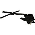 740-651 Front, Driver Side OE Solutions Series Manual Window Regulator, Without Motor
