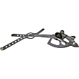 740-655 Front, Driver Side OE Solutions Series Power Window Regulator, Without Motor