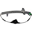 740-678 Rear, Passenger Side OE Solutions Series Power Window Regulator, Without Motor