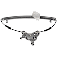 1996 Hyundai Elantra - Front, Driver Side Power Window Regulator, Without Motor, OE Solutions Series