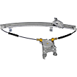 740-723 Front, Driver Side OE Solutions Series Power Window Regulator, Without Motor