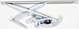 740-736 Front, Passenger Side OE Solutions Series Power Window Regulator, Without Motor