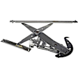 740-756 Front, Driver Side OE Solutions Series Power Window Regulator, Without Motor