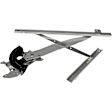740-758 Sedan Front, Driver Side OE Solutions Series Power Window Regulator, Without Motor