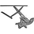 740-786 Front, Driver Side OE Solutions Series Power Window Regulator, Without Motor