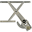 740-839 Front, Passenger Side OE Solutions Series Manual Window Regulator, Without Motor