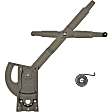740-854 Front, Driver Side OE Solutions Series Power Window Regulator, Without Motor