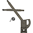 1988 Dodge D150 - Front, Passenger Side Power Window Regulator, Without Motor, OE Solutions Series
