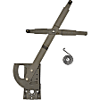 1988 Dodge D150 - Front, Passenger Side Power Window Regulator, Without Motor, OE Solutions Series