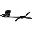 740-897 Front, Passenger Side OE Solutions Series Power Window Regulator, Without Motor