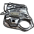 2004 Volkswagen Jetta - Front, Driver Side Power Window Regulator, Without Motor, OE Solutions Series