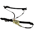 2008 BMW 135i - Convertible Front, Passenger Side Power Window Regulator, Without Motor, OE Solutions Series
