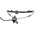 741-010 Front, Driver Side OE Solutions Series Power Window Regulator, With Motor