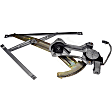 1999 Ford Mustang - Front, Driver Side Power Window Regulator, With Motor, OE Solutions Series