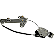741-161 Rear, Passenger Side OE Solutions Series Power Window Regulator, With Motor