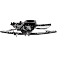 2005 Ford Expedition - Front, Driver Side Power Window Regulator, With Motor, OE Solutions Series