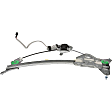 741-181 Front, Passenger Side OE Solutions Series Power Window Regulator, With Motor
