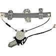 741-183 Rear, Passenger Side OE Solutions Series Power Window Regulator, With Motor