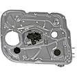 741-269 Front, Driver Side OE Solutions Series Power Window Regulator, With Motor