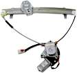 741-300 Coupe Front, Driver Side OE Solutions Series Power Window Regulator, With Motor