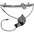 741-301 Coupe Front, Passenger Side OE Solutions Series Power Window Regulator, With Motor
