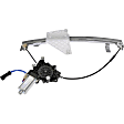 2002 Jeep Grand Cherokee - Rear, Passenger Side Power Window Regulator, With Motor, OE Solutions Series
