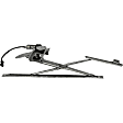 741-418 Front, Driver Side OE Solutions Series Power Window Regulator, With Motor