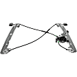 2011 Chevrolet Silverado 1500 - Front, Driver Side Power Window Regulator, With Motor, OE Solutions Series