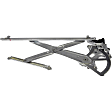 741-512 Front, Passenger Side OE Solutions Series Power Window Regulator, With Motor