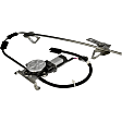 741-538 Front, Driver Side OE Solutions Series Power Window Regulator, With Motor