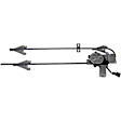 741-5402 Front, Passenger Side HD Solutions Series Power Window Regulator, With Motor