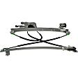 741-578 Rear, Driver Side OE Solutions Series Power Window Regulator, With Motor