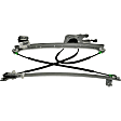 741-579 Rear, Passenger Side OE Solutions Series Power Window Regulator, With Motor