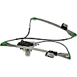 741-592 Front, Driver Side OE Solutions Series Power Window Regulator, With Motor