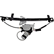 741-599 Rear, Passenger Side OE Solutions Series Power Window Regulator, With Motor