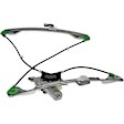 741-641 Front, Driver Side OE Solutions Series Power Window Regulator, With Motor