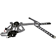 741-654 Front, Passenger Side OE Solutions Series Power Window Regulator, With Motor