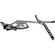 741-655 Front, Driver Side OE Solutions Series Power Window Regulator, With Motor