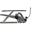 741-672 Front, Passenger Side OE Solutions Series Power Window Regulator, With Motor