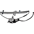 741-681 Front, Driver Side OE Solutions Series Power Window Regulator, With Motor
