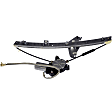 741-708 Sedan Front, Driver Side OE Solutions Series Power Window Regulator, With Motor