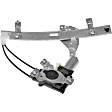 741-709 Rear, Passenger Side OE Solutions Series Power Window Regulator, With Motor
