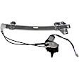 741-714 Front, Passenger Side OE Solutions Series Power Window Regulator, With Motor