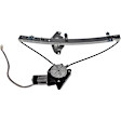 741-719 Coupe Front, Driver Side OE Solutions Series Power Window Regulator, With Motor