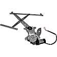 741-727 Front, Driver Side OE Solutions Series Power Window Regulator, With Motor
