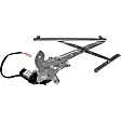 741-727 Front, Driver Side OE Solutions Series Power Window Regulator, With Motor