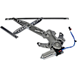 741-736 Front, Passenger Side OE Solutions Series Power Window Regulator, With Motor