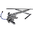 741-736 Front, Passenger Side OE Solutions Series Power Window Regulator, With Motor