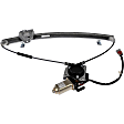 741-742 Sedan Front, Driver Side OE Solutions Series Power Window Regulator, With Motor