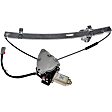 741-742 Sedan Front, Driver Side OE Solutions Series Power Window Regulator, With Motor
